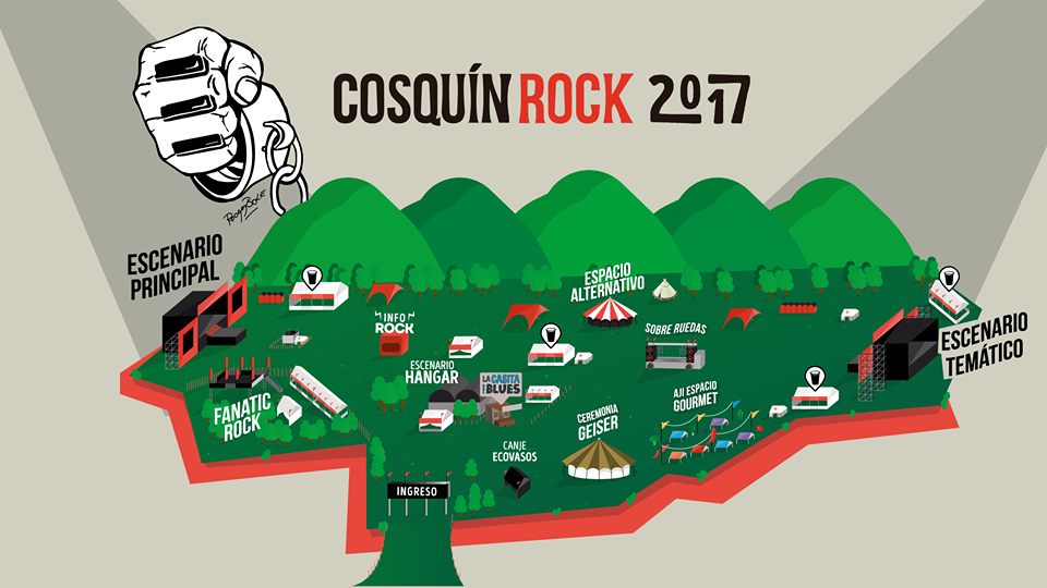 Cosquin Rock 2017 : Grilla Confirmada